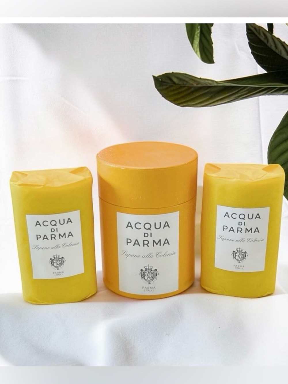 Acqua Di Parma COLONIA 2 Pc Perfumed Soap Set w Box NEW Italy